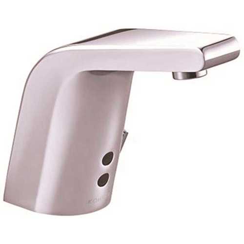 Kohler K-13461-CP Sculpted Battery-Powered Single Hole Touchless Bathroom Faucet in Polished Chrome
