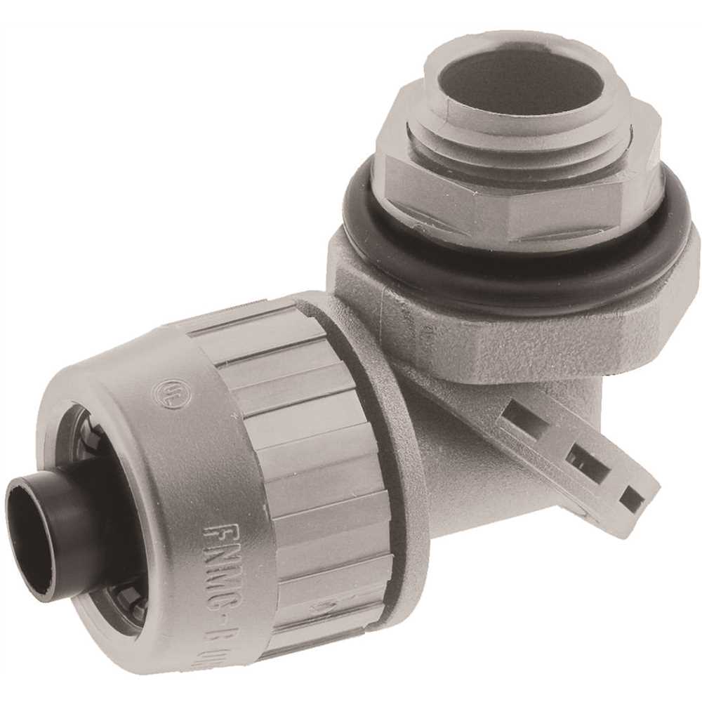 HUBBELL WIRING PS0509NGY 1/2 in. SwivelLok Multi-Position Non-Metallic Liquid Tight Connector