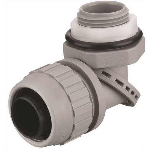 HUBBELL WIRING PS0759NGY 3/4 in. SwivelLok Multi-Position Non-Metallic Liquid Tight Connector