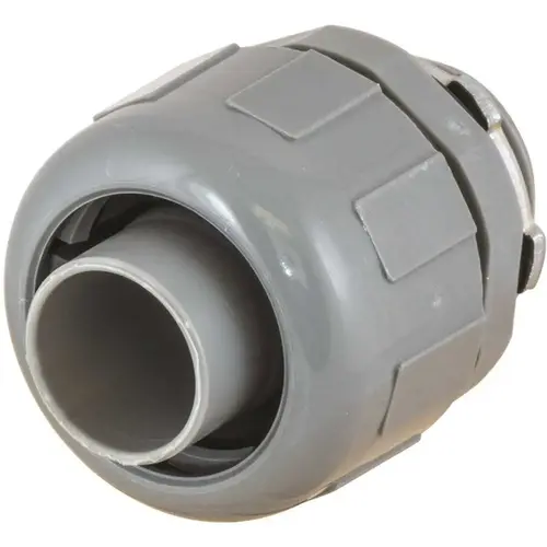 HUBBELL WIRING P050CGY 1/2 in. Straight Non-Metallic Liquid Tight Male Connector