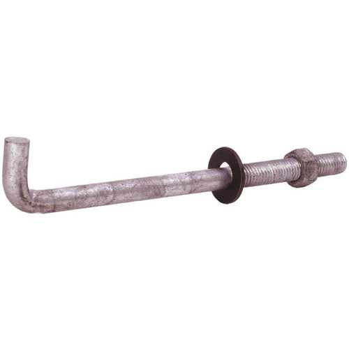 5/8 in. x 10 in. Galvanized Anchor Bolts with Washers - pack of 25