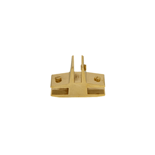 Gold Plated 3-Way 90 Degree Economy Glass Connectors for 3/8" Glass