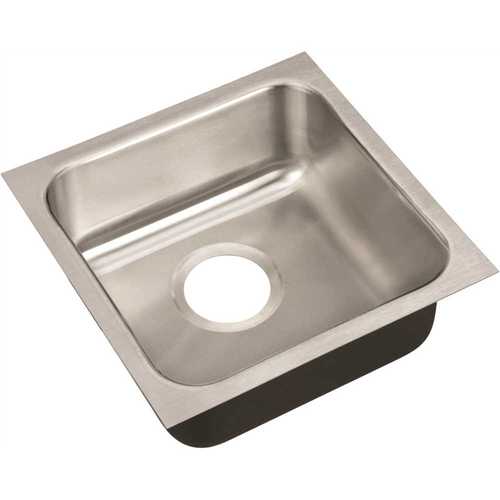 JUST MANUFACTURING US-ADA-1818-A-5-5-DCC 18-Gauge Stainless Steel 18 in. O.D. x 18 in. x 5.5 in. DCC Single Bowl ADA Compliant Undermount Sink