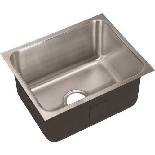 JUST MANUFACTURING USX-1620-A 18-Gauge Stainless Steel 16 in. O.D. x 20 in. Single Bowl Undermount Deep Sink