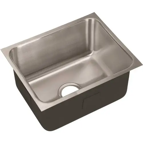 18-Gauge Stainless Steel 18 in. O.D. x 21 in. Single Bowl Undermount Deep Kitchen Sink