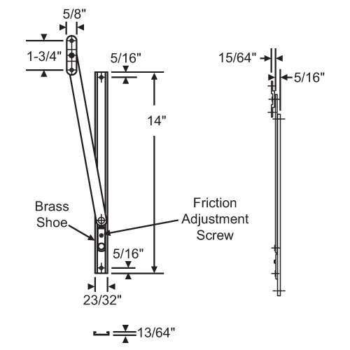 14" Friction Adjuster