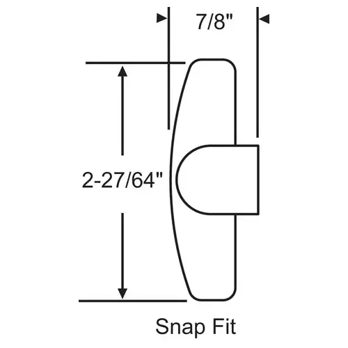 T Handle Chestnut Bronze