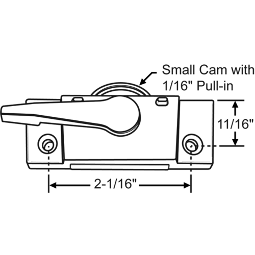 Sweep Lock Metalic Gold