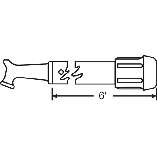 6ft Pole Assembly With Hook