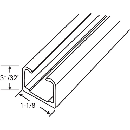 Closet Door Track 6ft