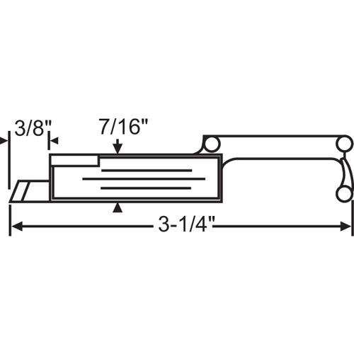 Lh Slide LatcH-Metal