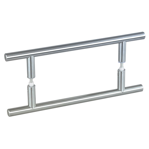 8in Pull Handle Bright Chrome bacK-TO-Back Pull Handles ladder Style