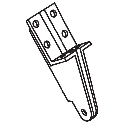 Brixwell 19332fbn Florida Jamb BrackeTFl.brown part Of Lanai Storm Dr Kit