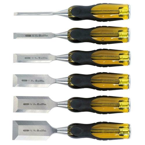 6-Piece Deluxe Steel Glaziers Chisel Set