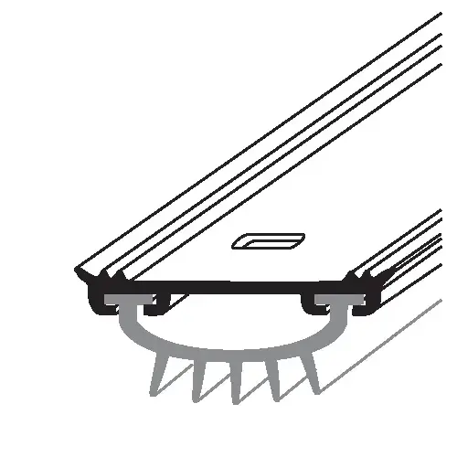 Concealed Door Bottom mill 1 3/8in X 36in