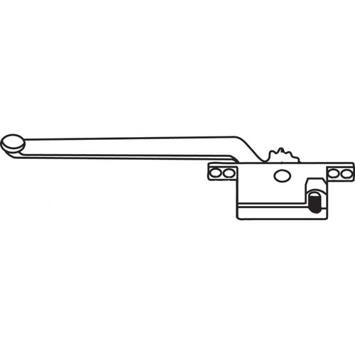 Casement Operator Assembly white Handle Included cwo 1 R White die Cast 3/in Hand Knobs