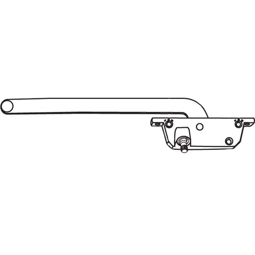 Casement Operator Assembly brown Handle Included Die Cast