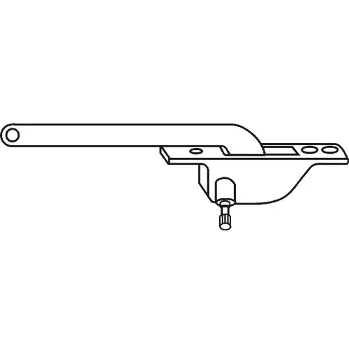 Casement Operator Assembly brown Handle Included Die Cast