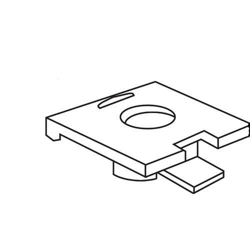 Casement Slider For Operator black Finish