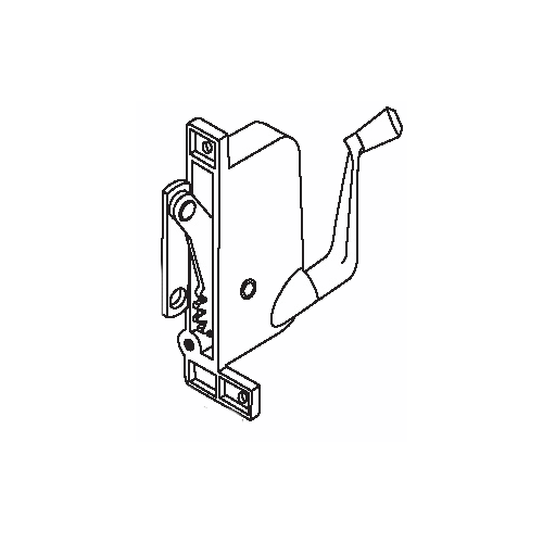 Awning Operator Mill contemporary Style awO-009-RH-Ml straight Link Arm