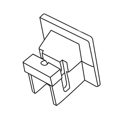 Balance Top Bracket used With 60-904 Or 60-980 hwp932 White