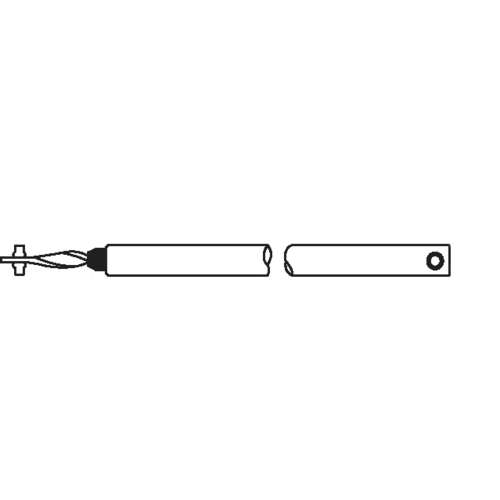 25in Hd Laser Weld Black bearing 5/8in Tube Balance ej 25 Hnbm