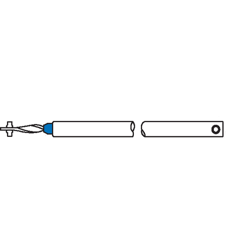 25in Spiral Window Balance blue Bearing hwB-CP-5/8S-25"-BL-5 - pack of 2