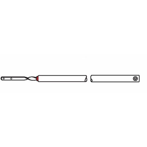 17in Spiral Bal. Red Bearing standard Rod