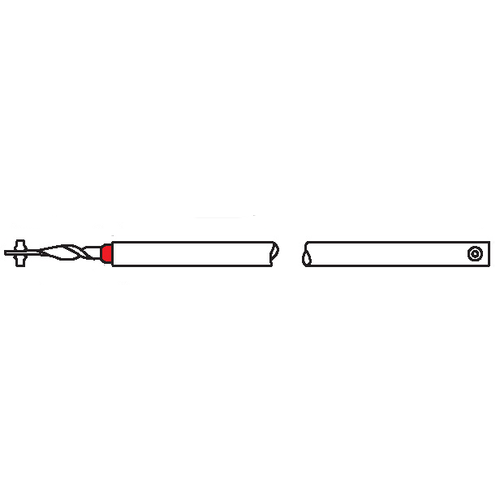 19in Spiral Window Balance Red Bearing Standard Rod hwB-CP-3/8S-19"-RD-5 - pack of 2