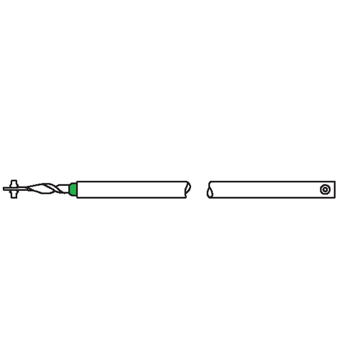 36in Spiral Window Balance Green Bearing Standard Rod hwB-CP-3/8S-36"-GR-5 - pack of 2