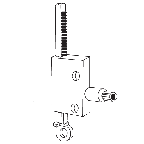 Rack Gear Replacement Op Kit 1-25/32in Cc Mounting Hole mho 22 1 Kit Polybag