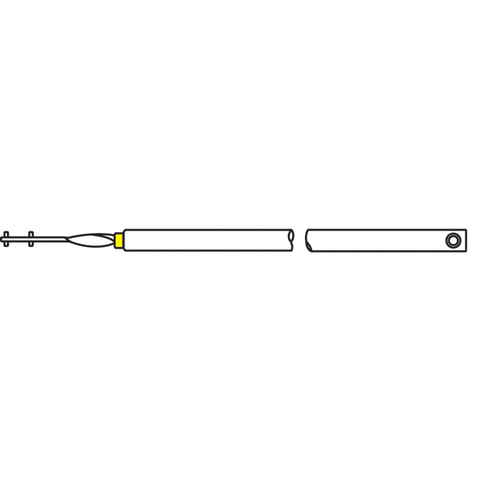 27in Tilt Tube Balance 3/8in Yellow Bearing