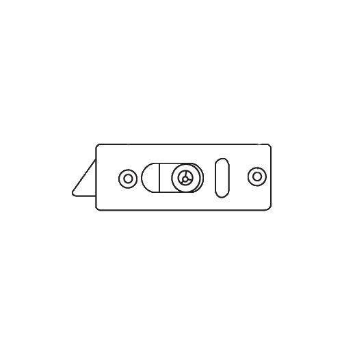 Tilt Latch Assembly With Lock 2-13/32in Hole Spacing uses Tilt Latch Tool 59-6 White