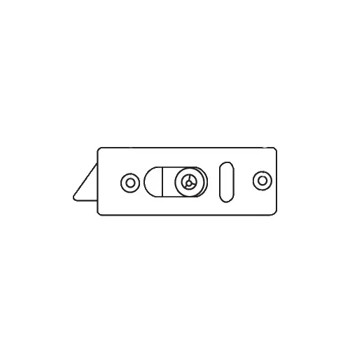 Tilt Latch Assembly With Lock 2-13/32in Hole Spacing uses Tilt Latch Tool 59-6 White