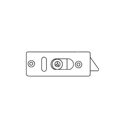 Tilt Latch Assembly With Lock 2-13/32in Hole Spacing uses Tilt Latch Tool 59-9 Black