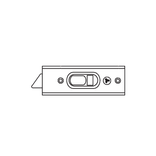 Die Cast Tilt Latch Assembly White