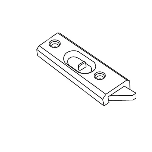 White Tilt Latch Assembly Set left And Right Handed