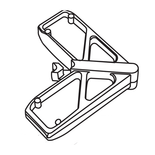 Outside Mitered Corner Plastic for 1in Frame Stone - pack of 25