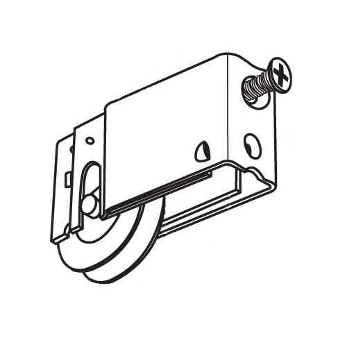 Patio Door Roller Assembly 1-1/4 Nylon Wheel pdr111 N