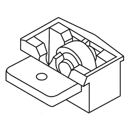 Sliding Window Roller Assembly ball Bearing Wheel