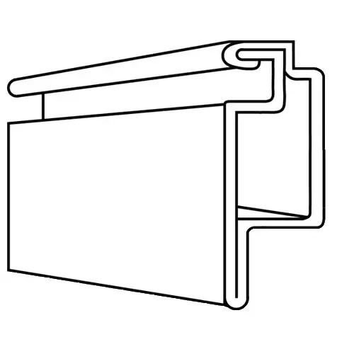 3/8 X 3/4 Screen Frame With Fl 20 8ft Lengths Per Carton white Color 1 Carton