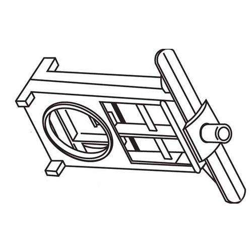 Concealed Latch Assembly zinc Die Cast Unplated