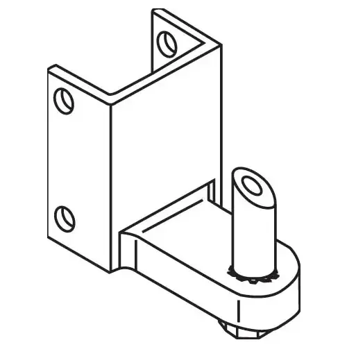 Bottom Hinge Bracket with Fastener