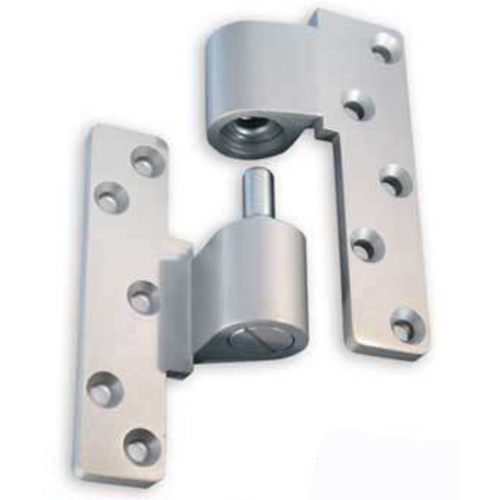 International Commercial Door Intermediate Pivot Set RH - IP-1902 Baked Satin Aluminum Paint