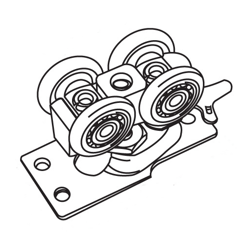 BY-Pass Hanger 4-Wheel Hanger Kit