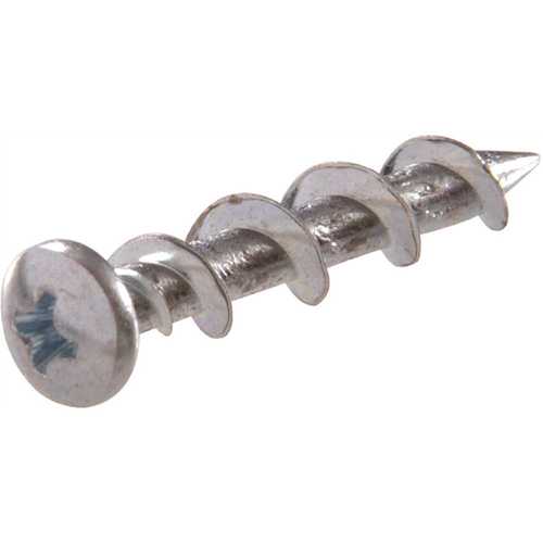 Wall Dog 1-1/2 in. Hi-Lo Chrome Pan-Head Phillips Anchor - pack of 75