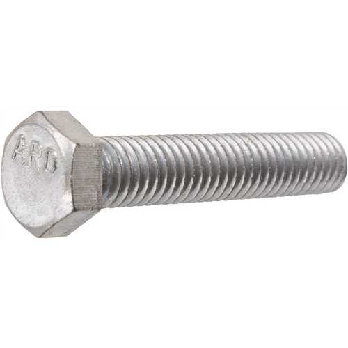 3/8 in.-16 x 2 in. Zinc Plated Hex Bolt - pack of 25