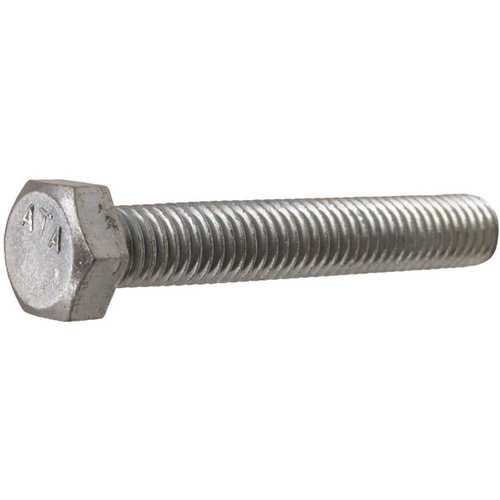 3/8 in.-16 x 2-1/2 in. Zinc Plated Hex Bolt - pack of 25