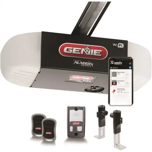 SilentMax Connect 3/4 HPc Ultra-Quiet Belt Drive Smart Garage Door Opener with Aladdin