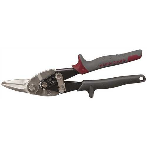 Klein Tools 1200L Left-Cut Aviation Snips with Wire Cutter